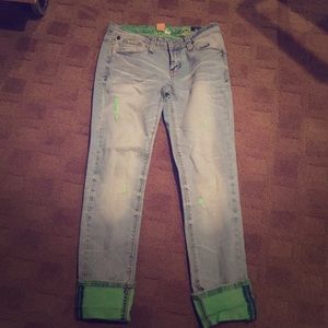 One green elephant jeans